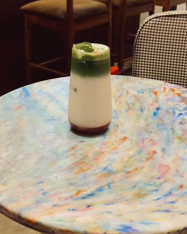Матча на кокосовом молоке